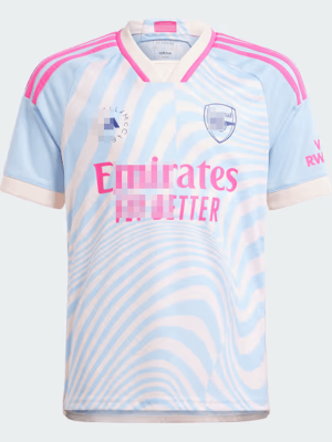 Camiseta de Arsenal 2023/2024 Azul/Rosa