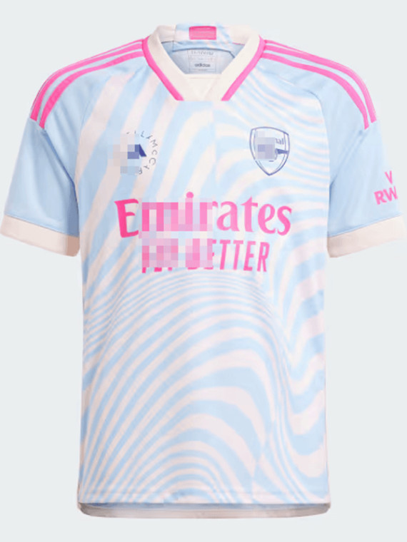 Camiseta de Arsenal 2023/2024 Azul/Rosa